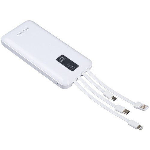 מטען נייד 4 כבלים 10,000 MAH