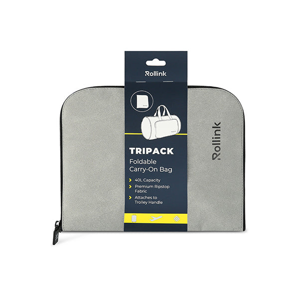 TriPack תיק מתקפל מתאים לעליה למטוס של מותג המזוודות החכמות Rollink