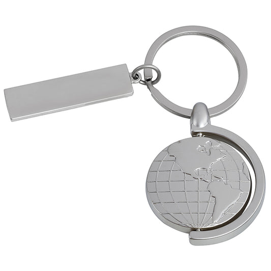 מחזיק מפתחות מתכתי גלובוס