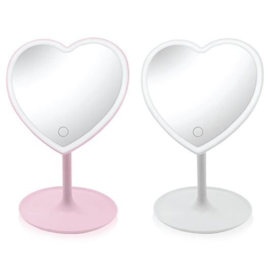 מראה מעוצבת בצורת לב