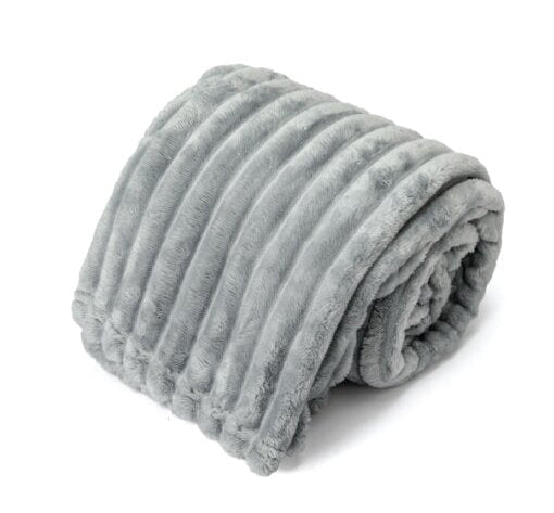 Gray mattress with brand logo on a white background