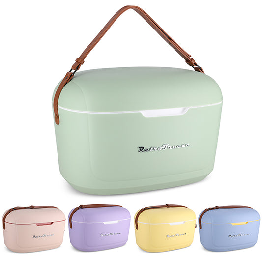 צידנית קשיחה Retro-Freeze רצועת כתף עור נפח 20 ליטר