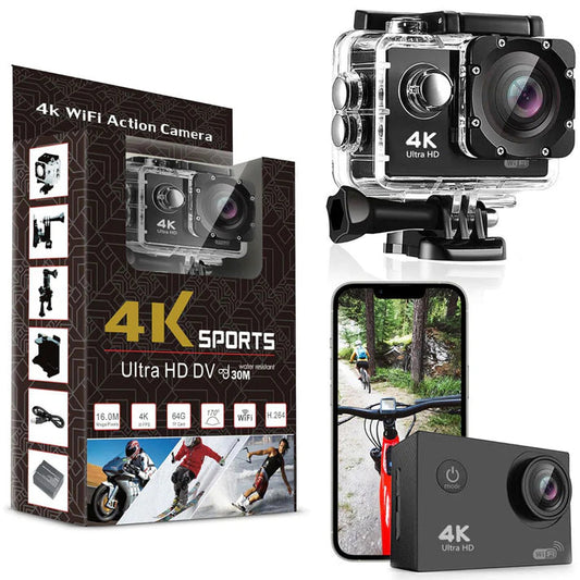 מצלמת ספורט אקסטרים WIFI באיכות 4K