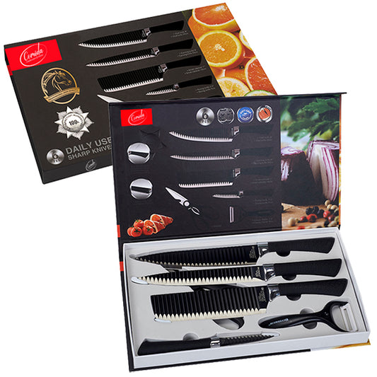 סט סכיני שף למטבח איכותי 6 חלקים