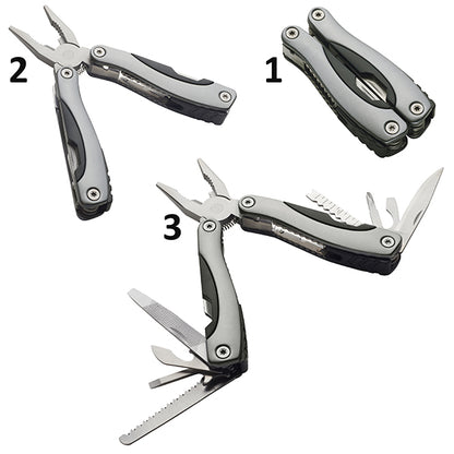 סט השרדות פנס עם מיקוד משתנהוכלי רב שימושי בקופסת מתכת