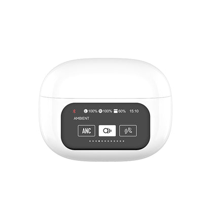 אוזניות איכותיות EarBuds F11 PiZZi אלחוטיות Bluetooth עם מסך טאץ' ותצוגה בעברית