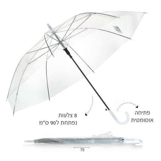 מטרית ילדים שקופה 8 צעלות