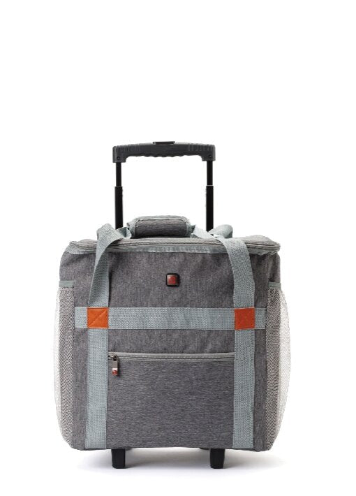 צידנית משפחתית גלגלים יוקרתית 50 ליטר מתקפלת POLO SWISS