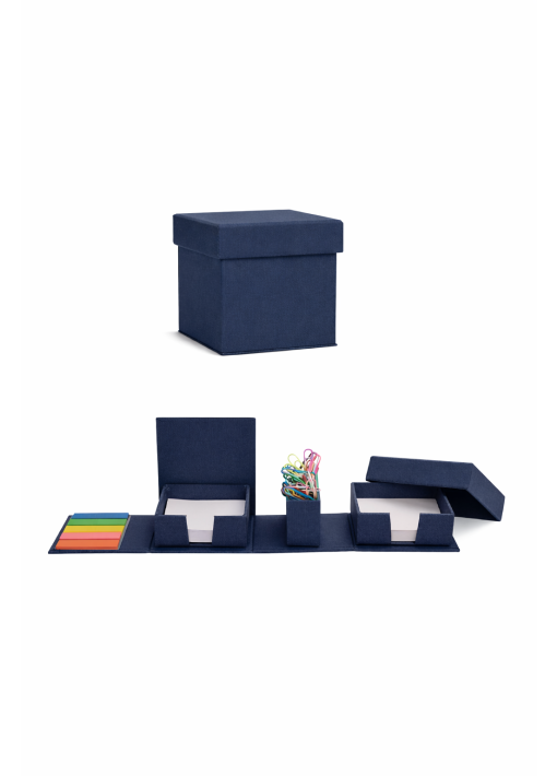 מעמד שולחני מתקפל בצורת קוביה,ניירות דביקים, ממו ואטבים