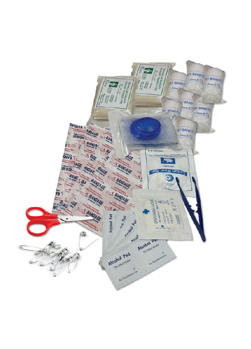 ערכת עזרה ראשונה מיקצועית בתיק נשיאה 64 פריטים