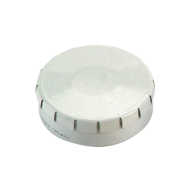 קופסה עגולה עם סוכריות מנטה