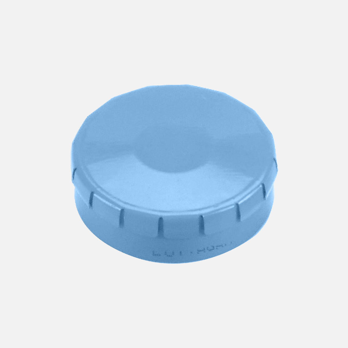 קופסה עגולה עם סוכריות מנטה