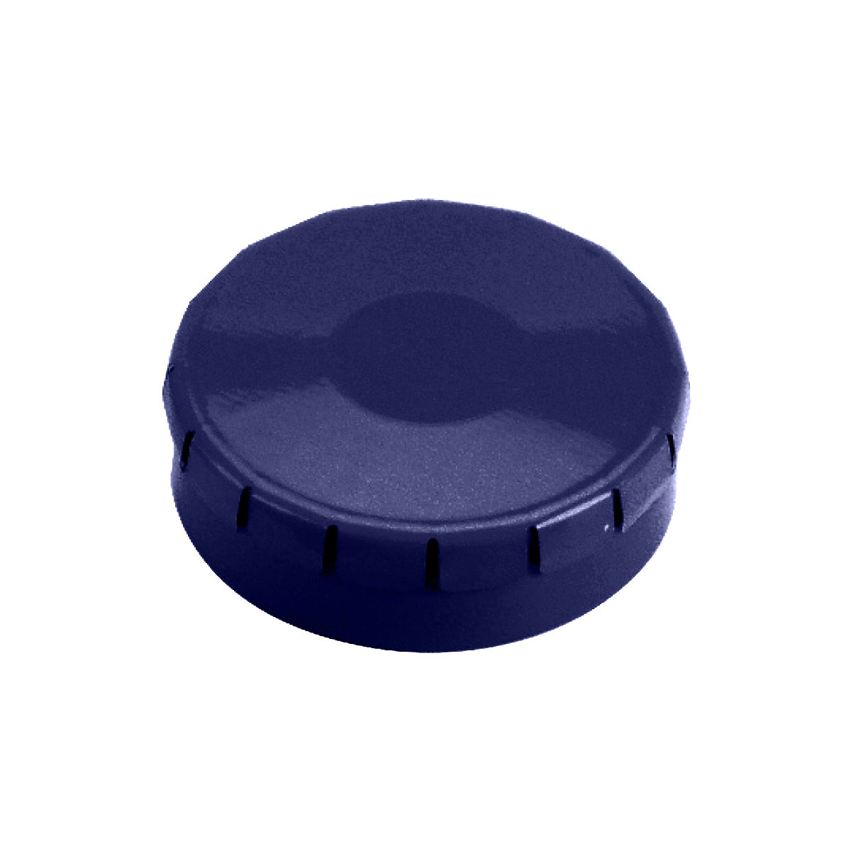 קופסה עגולה עם סוכריות מנטה