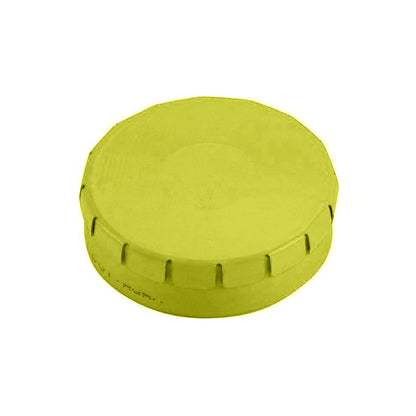 קופסה עגולה עם סוכריות מנטה