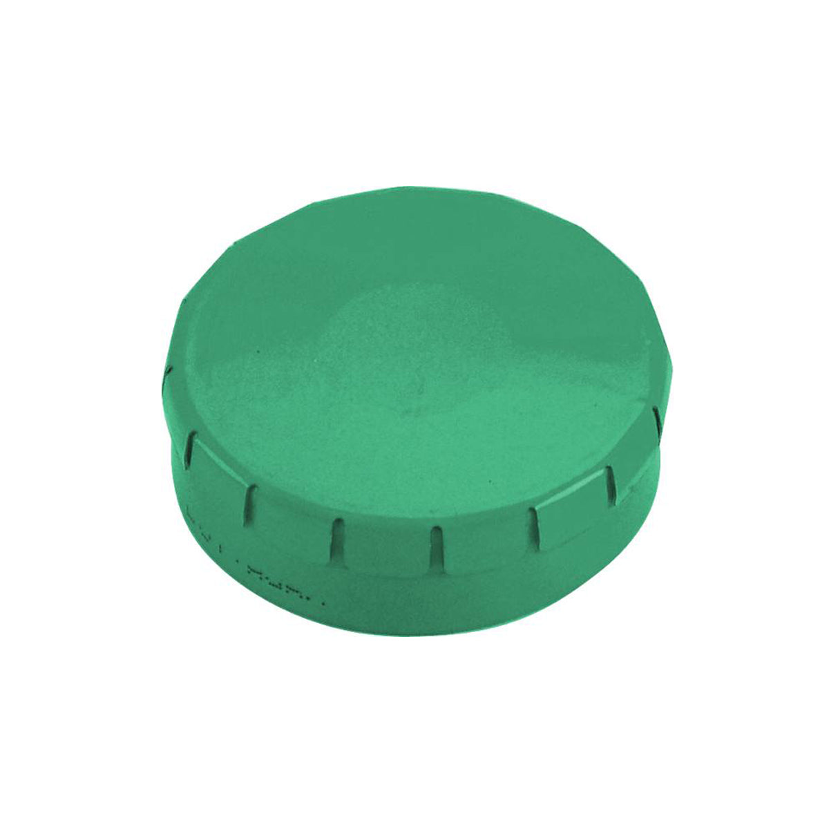 קופסה עגולה עם סוכריות מנטה