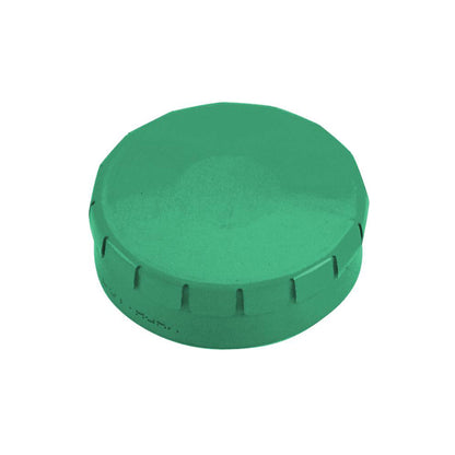 קופסה עגולה עם סוכריות מנטה