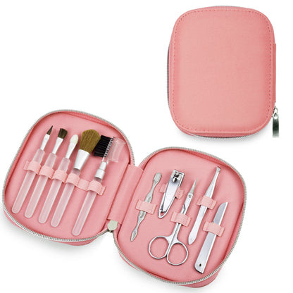 סט מניקור וסט מברשות איפור