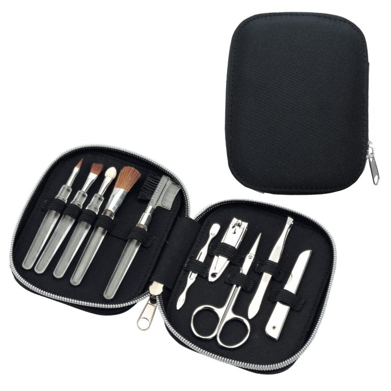 סט מניקור וסט מברשות איפור