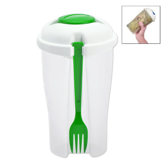 כוס ומזלג לסלט