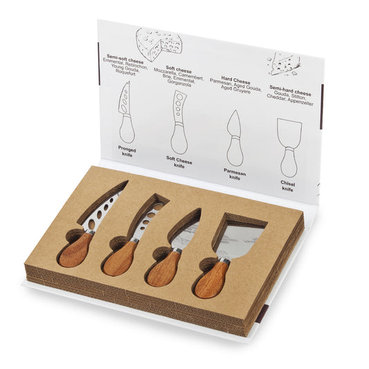 4 סכיני גבינה להגשה – Gourmet Pro