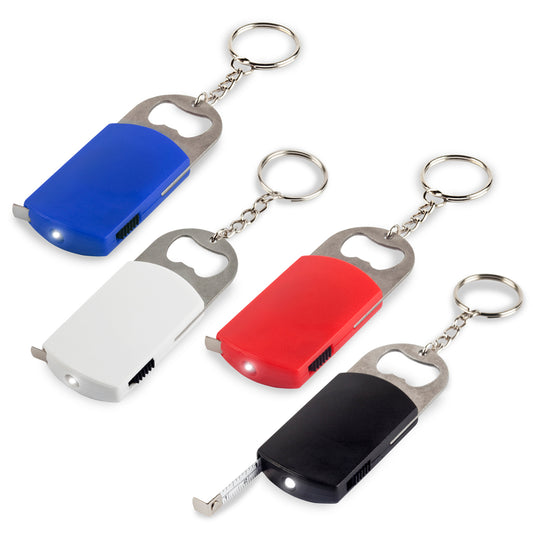 מחזיק מפתחות מטר ופנס