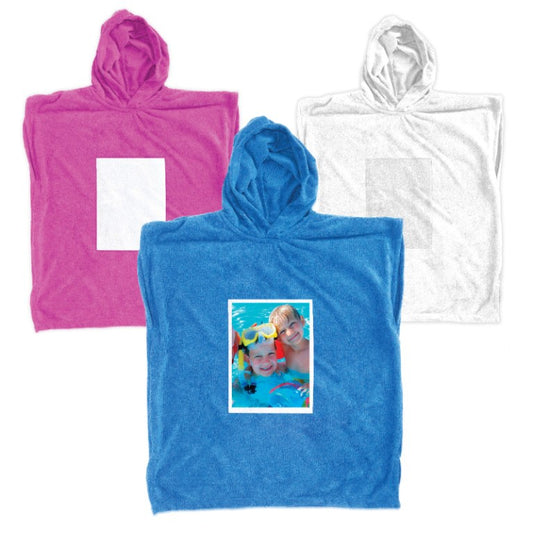 פונצ'ו מגבת פונצ'ו עם קפוצ'ון לילדים סוביומציה