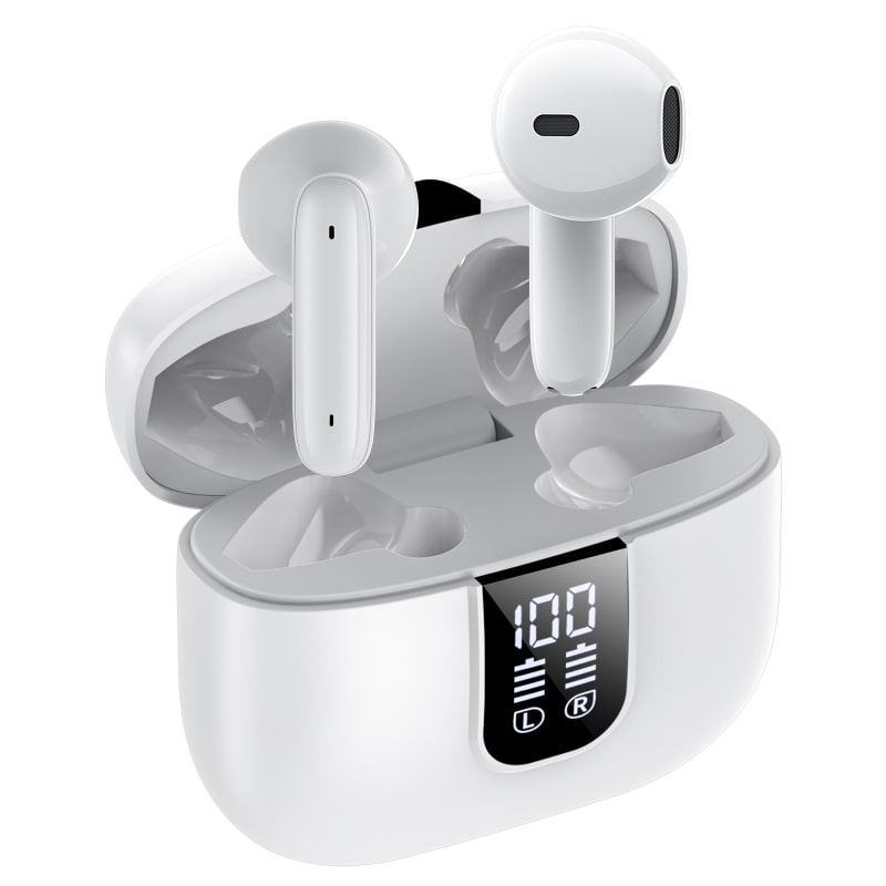 אוזניות כפתור IN-EAR בטכנולוגיית TWS עם מסנן רעשים אקטיבי