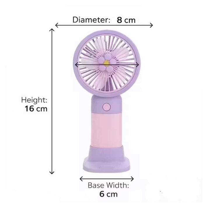מיני מאוורר נטען צבעוני