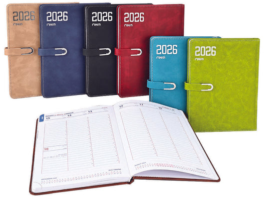 יומן שבועי A4 עם סגירה מגנטית