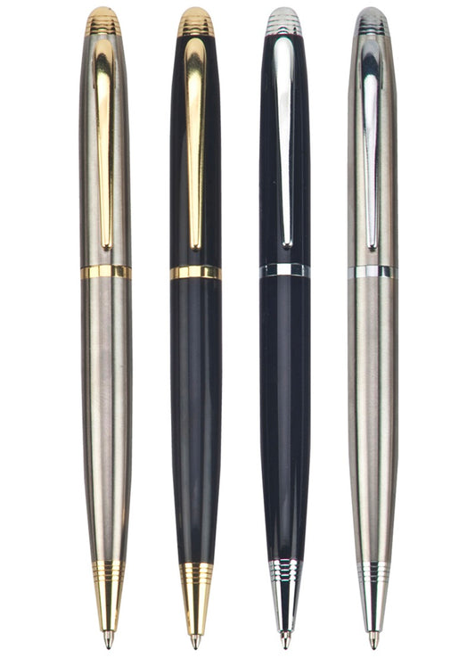 עט כדורי, גוף מתכת