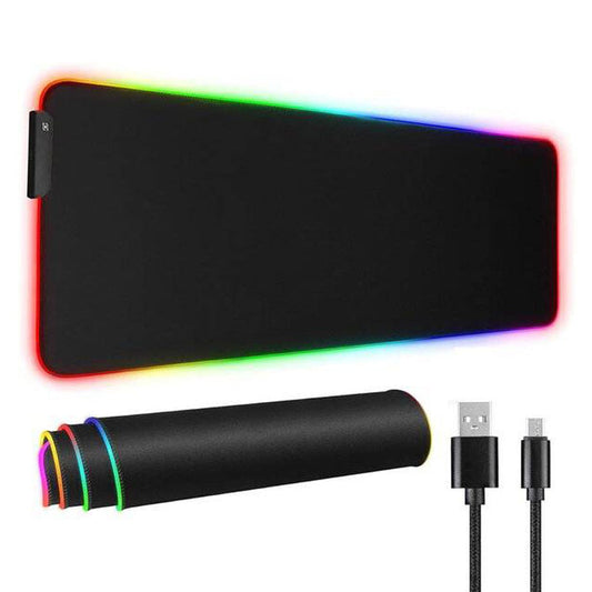 משטח לעכבר עם תאורה RGB