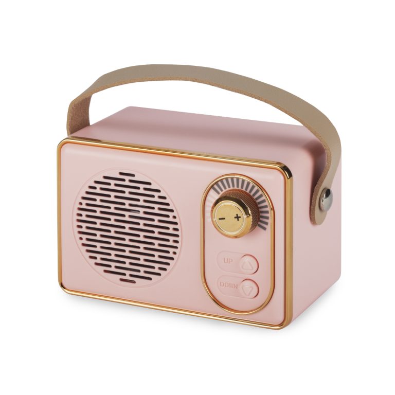 רמקול בלוטוס במראה רטרו