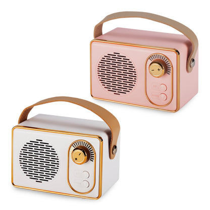 רמקול בלוטוס במראה רטרו