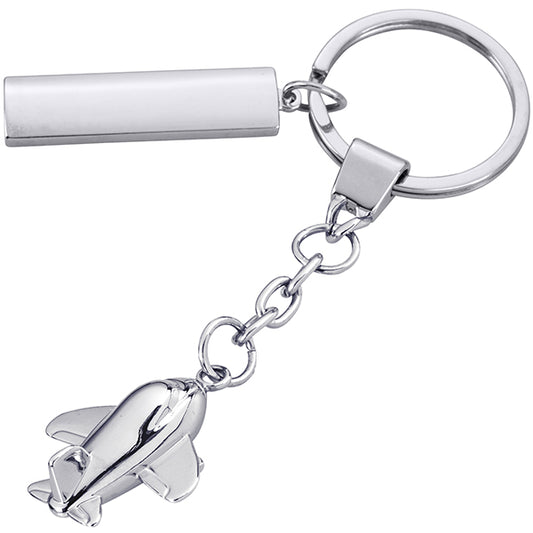 מחזיק מפתחות מתכתי "מטוס"
