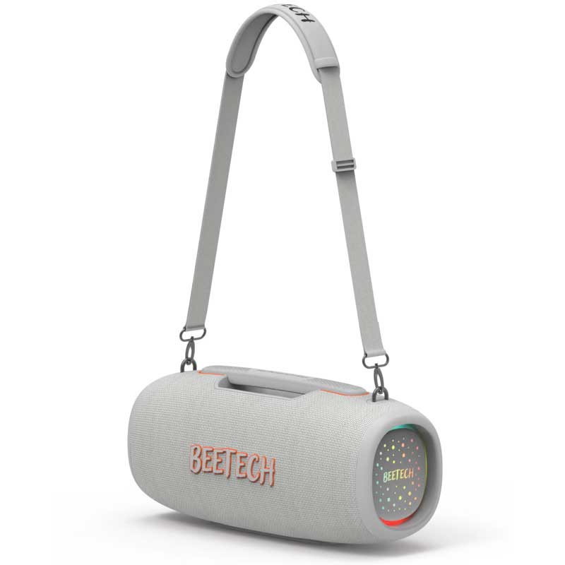 רמקול בלוטוס נייד מפלצתי Beat Box מבית BeeTech עוצמה 120W
