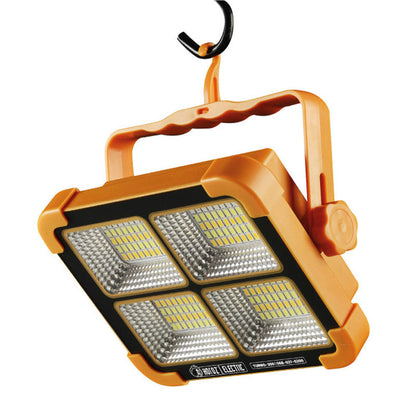 תאורת לד סולארית 100W לקמפינג ושטח