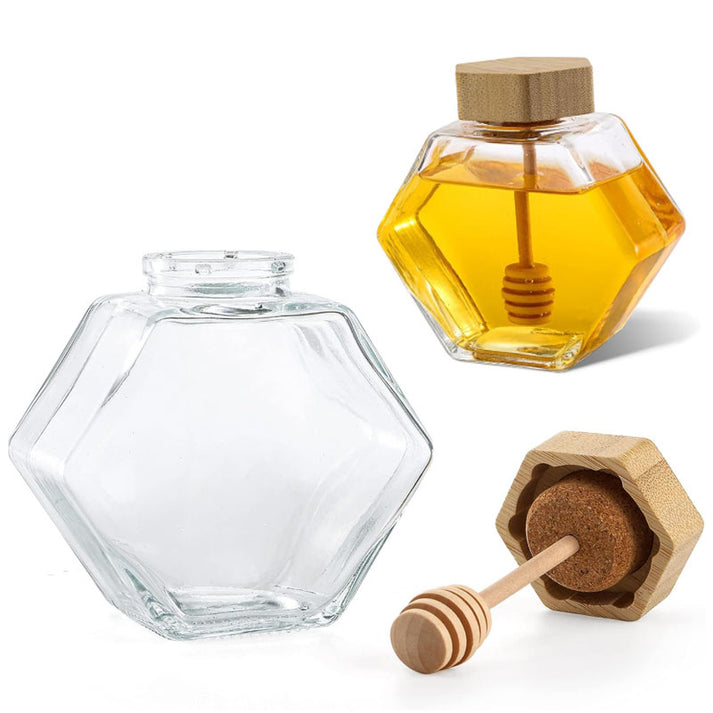 צנצנת דבש עם רודה דבש - 200 מ"ל