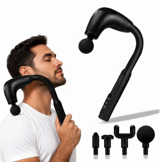 מוט עיסוי נטען עם ידית ארוכה