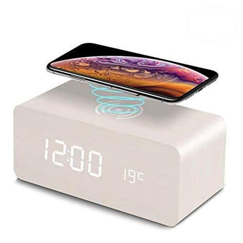 שעון משולב טעינה אלחוטית