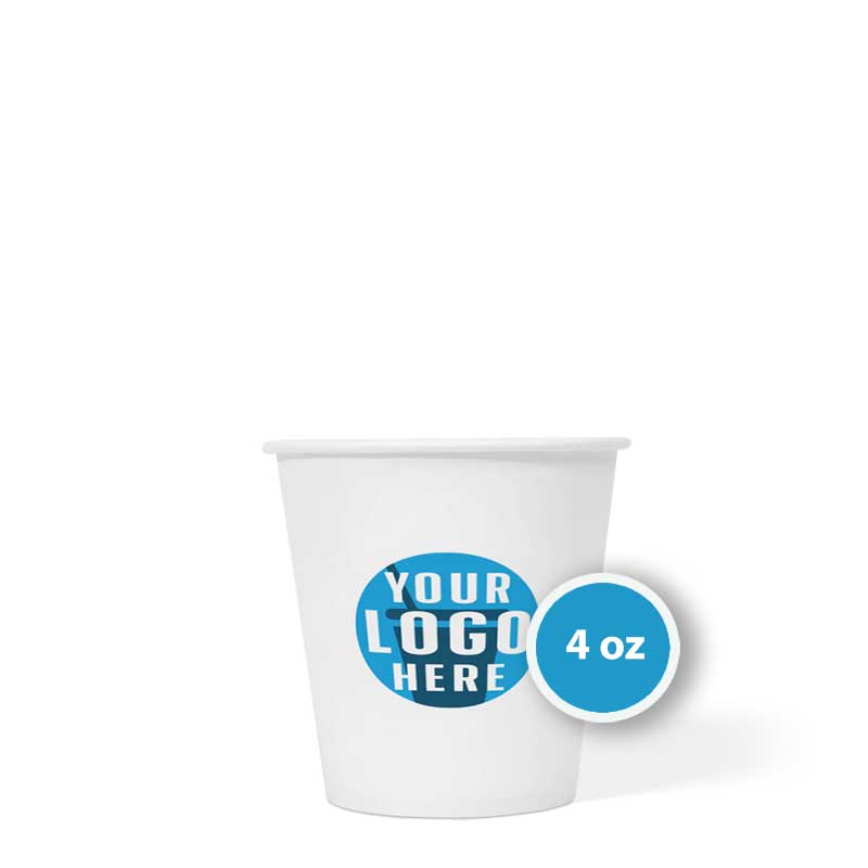 כוסות נייר ממותגות 4oz – לאספרסו עם סטייל