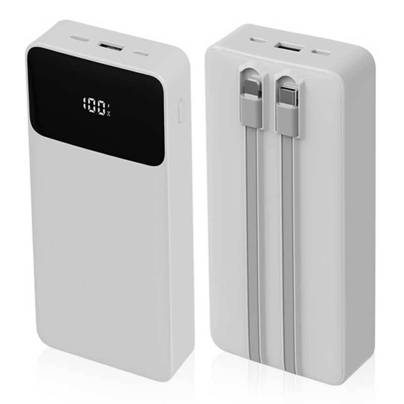 סוללות גיבוי ‏20,000mAh עם כבלים