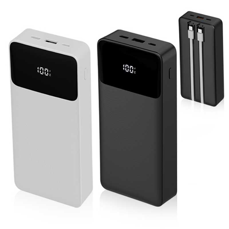 סוללות גיבוי ‏20,000mAh עם כבלים