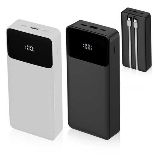 סוללות גיבוי ‏20,000mAh עם כבלים