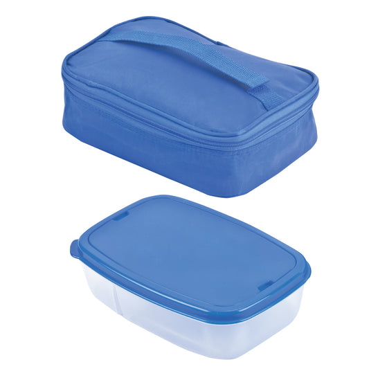 צידנית עם קופסת אוכל וסכו"ם