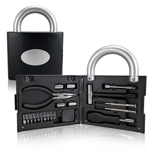 סט כלי עבודה בעיצוב מנעול